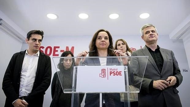 La secretaria general del PSOE de Madrid, Sara Hernández