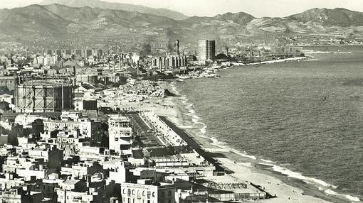 Vista del litoral barcelonés