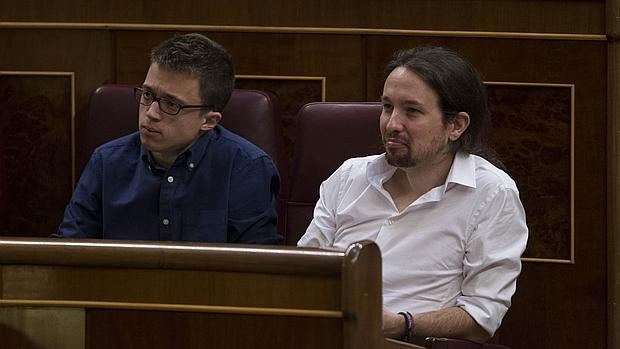 Pablo Iglesias e Íñigo Errejón