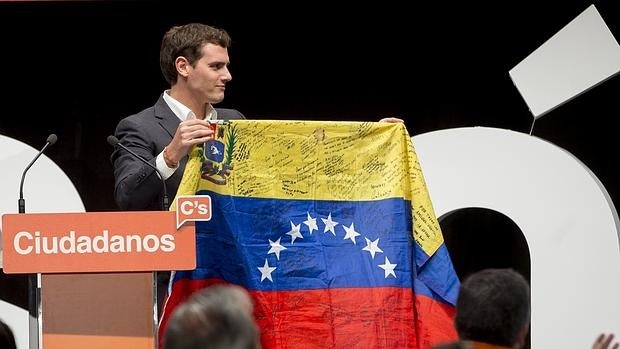 Albert Rivera, en el cierre de la campaña electoral