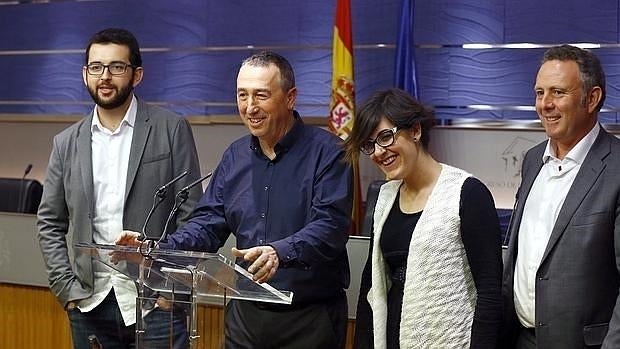 Joan Baldoví durante una comparecencia en el Congreso