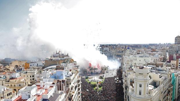 Imagen de una mascletà