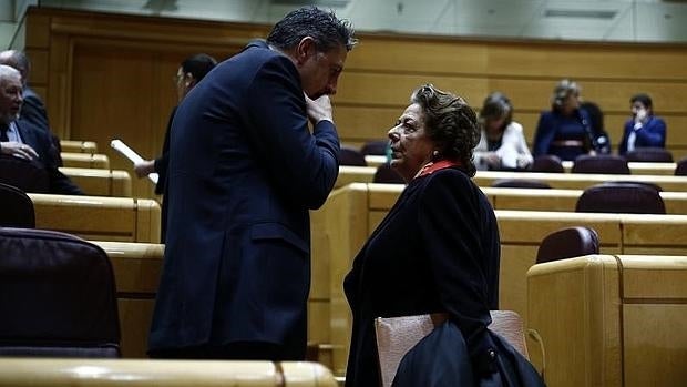 Rita Barberá, en el Senado