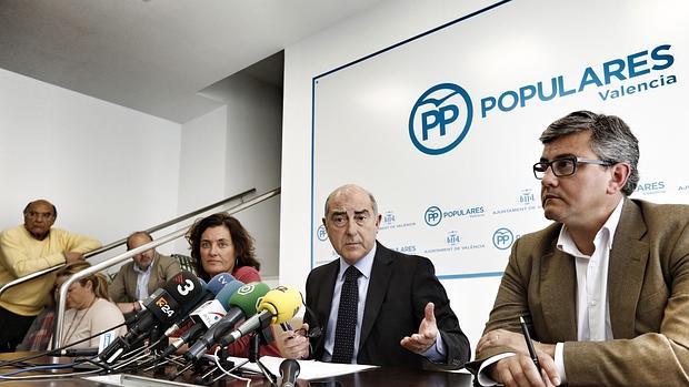 Imagen de los concejales imputados del PP de Valencia