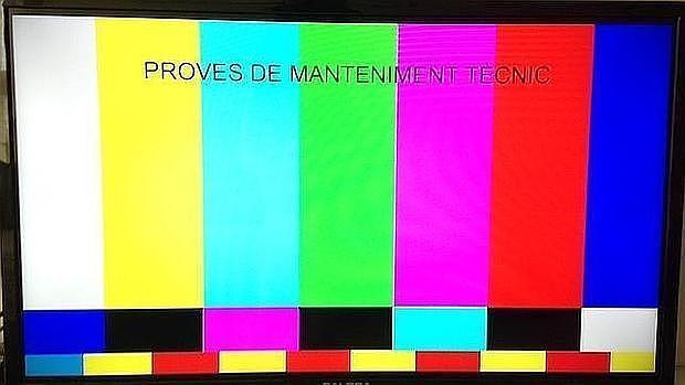 Imagen de las pruebas de mantenimiento en Canal 9