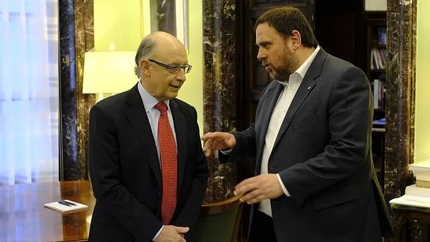 Montoro y Junqueras, en su reciente reunión en Madrid