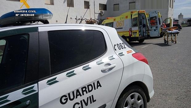 Lugar en el que se produjo el accidentado intento de robo, en Tamarite de Litera (Huesca)