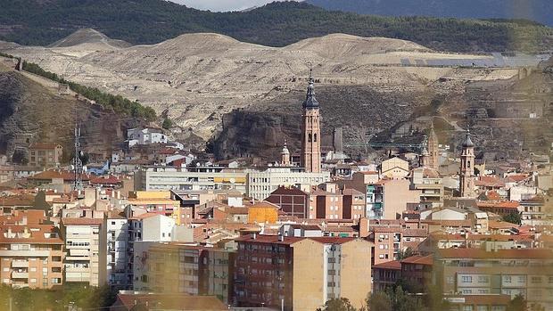 Vista panorámica de Calatayud (Zaragoza)