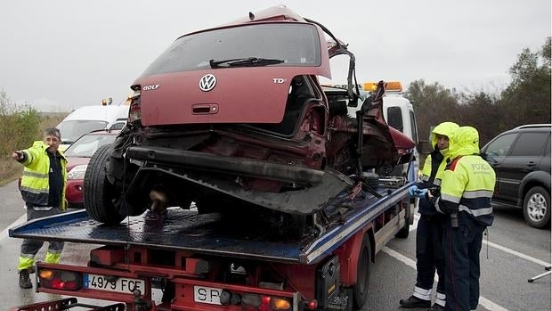 El conductor del coche francés accidentado en Gerona tenía retirado el carné desde diciembre