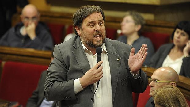 Junqueras, en el Parlament