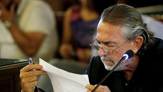 Francisco Correa, durante su declaración en el juicio el pasado julio