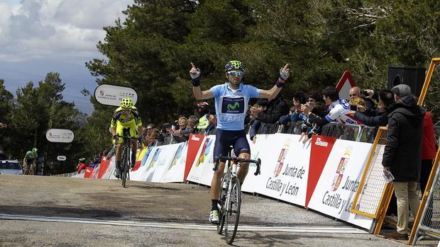 Alejandro Valverde se impone en el alto de Candelario en la última etapa de la Vuelta a Castilla y León