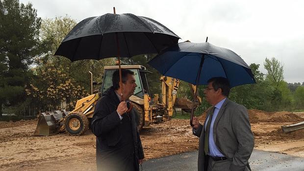 Gustavo Figueroa y Javier Niicolás han visitado la zona de la obra