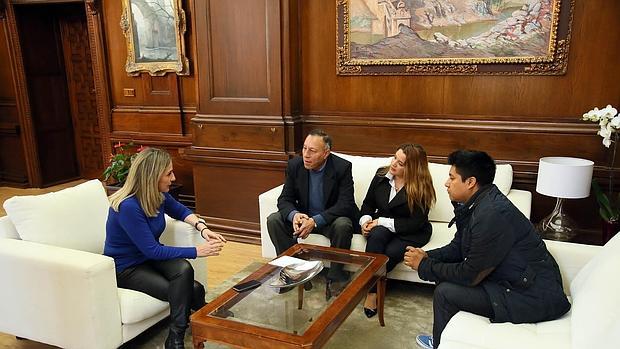 Tolón, con la Asociacaión Ecuatoriana en Toledo