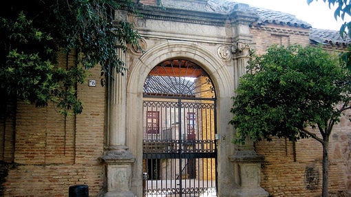 Actual Instituto de Enseñanza Secundaria «Sefarad» de Toledo, donde se asentó el convento de Agustinos Calzados, que fue edificado en 1312