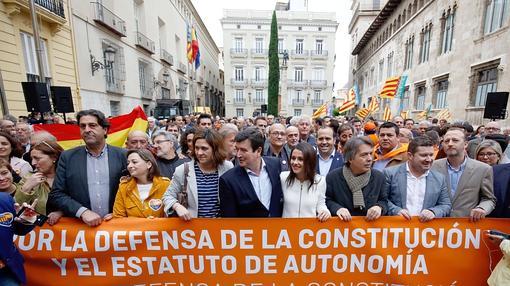 Imagen del acto celebrado por Ciudadanos el miércoles en Valencia