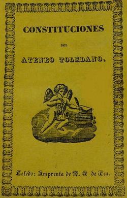 Constituciones del Ateneo de Toledo de 1838