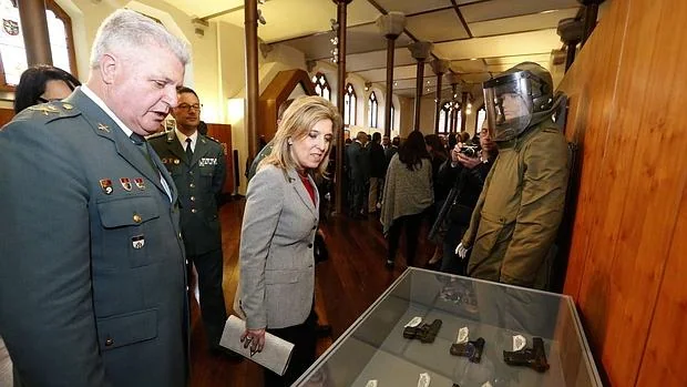 La delegada del Gobierno en Castilla y León, María José Salgueiro, presidió la inauguración de la exposición