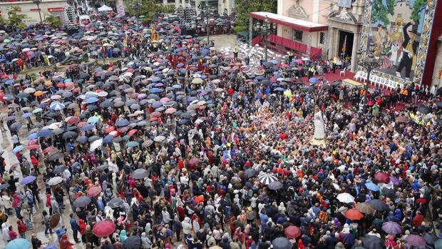 Imagen de los actos celebrados ayer con motivo de la festividad de la Mare de Déu