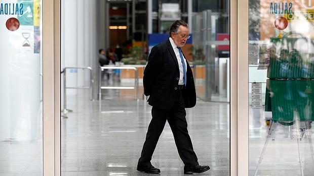 Alfonso Grau, en la Ciudad de la Justicia durante el día de su declaración como testigo