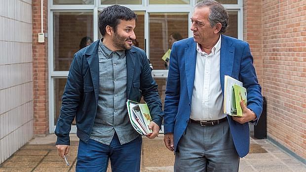 Imagen del conseller Marzà con el secretario autonómico de Educación