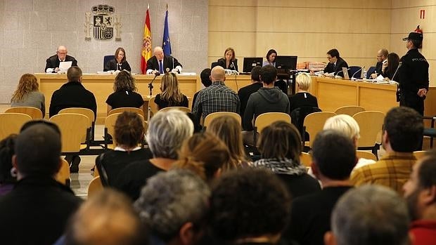 Los nueve acusados de integrar la dirección de la organización Ekin