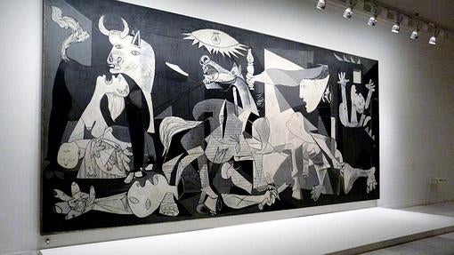 Imagen del cuadro Guernica de Picasso, expuesto en el Museo Reina Sofía