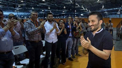 Imagen del conseller Marzà en el congreso del Bloc