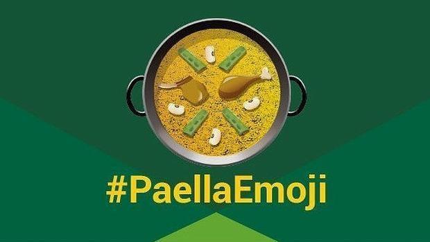 Imagen del emoticono de la paella en Whatsapp