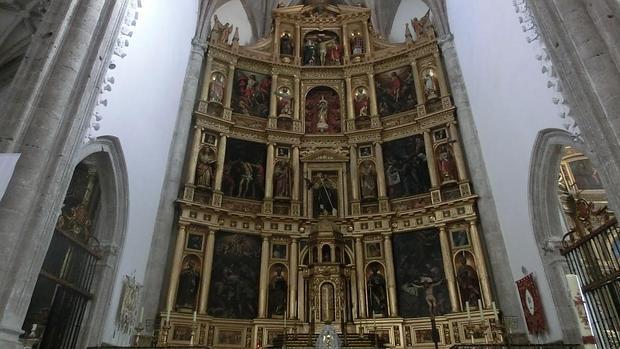 Retablo realizado por Luis Tristán para la iglesia de San Benito Abad