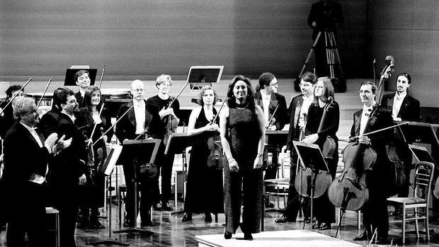 La imagen corresponde al año 1998 en la clausura de la Semana de Música Religiosa de Cuenca, uno de los referentes musicales de la ciudad