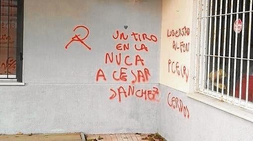 Imagen de la última pintada aparecida en Calpe