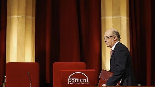 Cristóbal Montoro, ministro de Hacienda en funciones