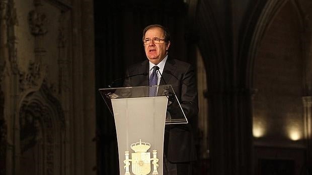 Juan Vicente Herrera durante su discurso en los Premios Nacionales de la Cultura