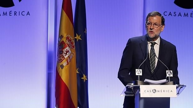 El presidente del Gobierno en funciones en la presentación del «Informe Mesías»