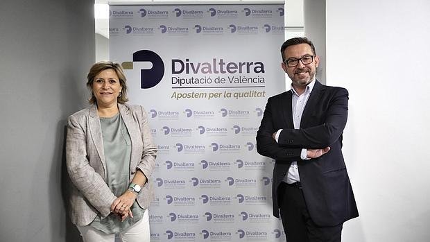 Imagen de la presentación de la nueva imagen de la empresa de la Diputación de Valencia