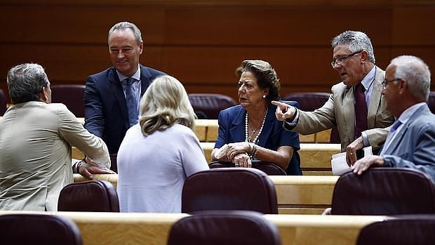 Imagen de archivo de Fabra y Barberá en el Senado