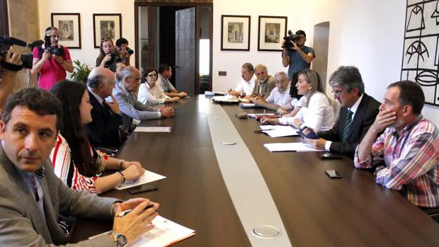 Reunión para la constitución del Consejo del Pacto de Toledo por el Tajo