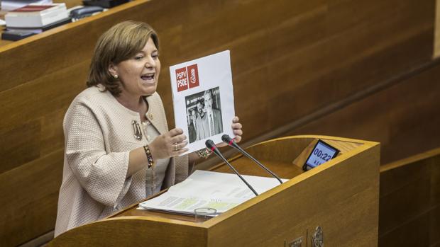 Imagen de Isabel Bonig en un pleno de las Cortes Valencianas