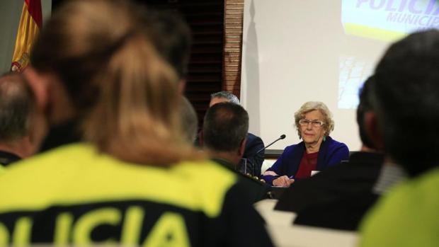 Carmena, en la presentación del Plan Director, el pasado mes de marzo