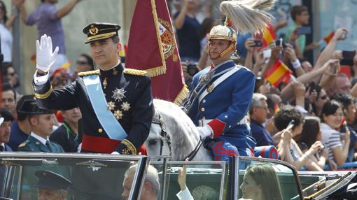 El Rey, el día de la proclamación