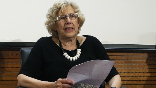 La alcaldesa de Madrid, Manuela Carmena, en una imagen de archivo