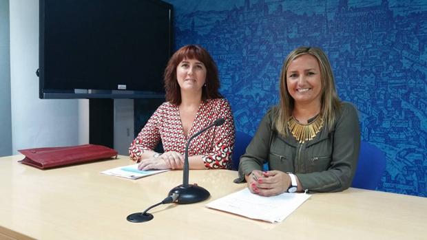 Ana Cabaello y Maite Puig, durante la rueda de Prensa