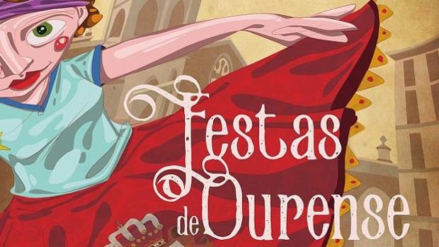 Cartel de las «Festas de Ourense» 2016 que dan comienzo este fin de semana