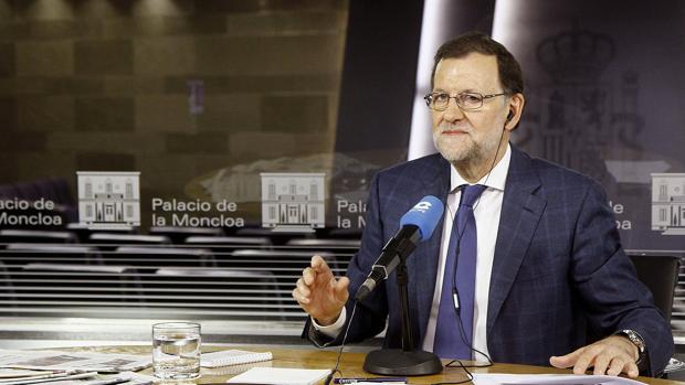 Imagen de archivo del presidente del Gobierno en funciones, Mariano Rajoy, en una entrevista en Cope