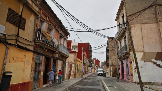 Imagen del estado actual del barrio de El Cabanyal