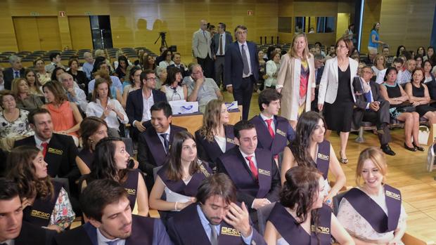 Del Olmo clausura del acto de graduación del XI Master Internacional de Promoción de Comercio Exterior que promueve la Junta