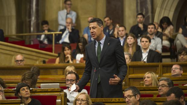 Xavier García Albiol en una intervención en el parlamento de Cataluña