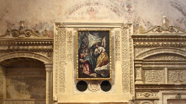 Una de las obras de El Greco que se pueden ver en la catedral de Sigüenza