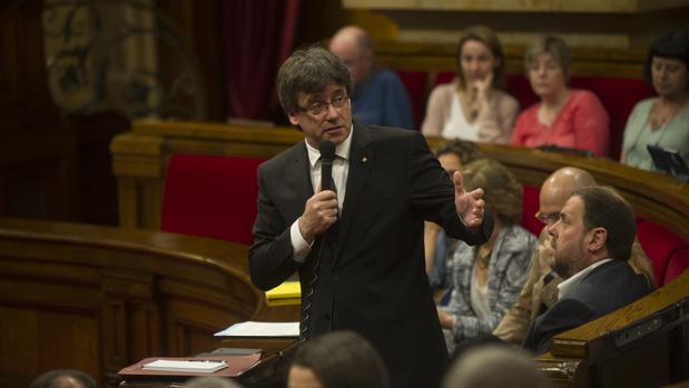 El presidente de la Generalitat, Carles Puigdemont